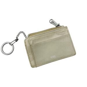 Hobo Cream leather Chain Wallet